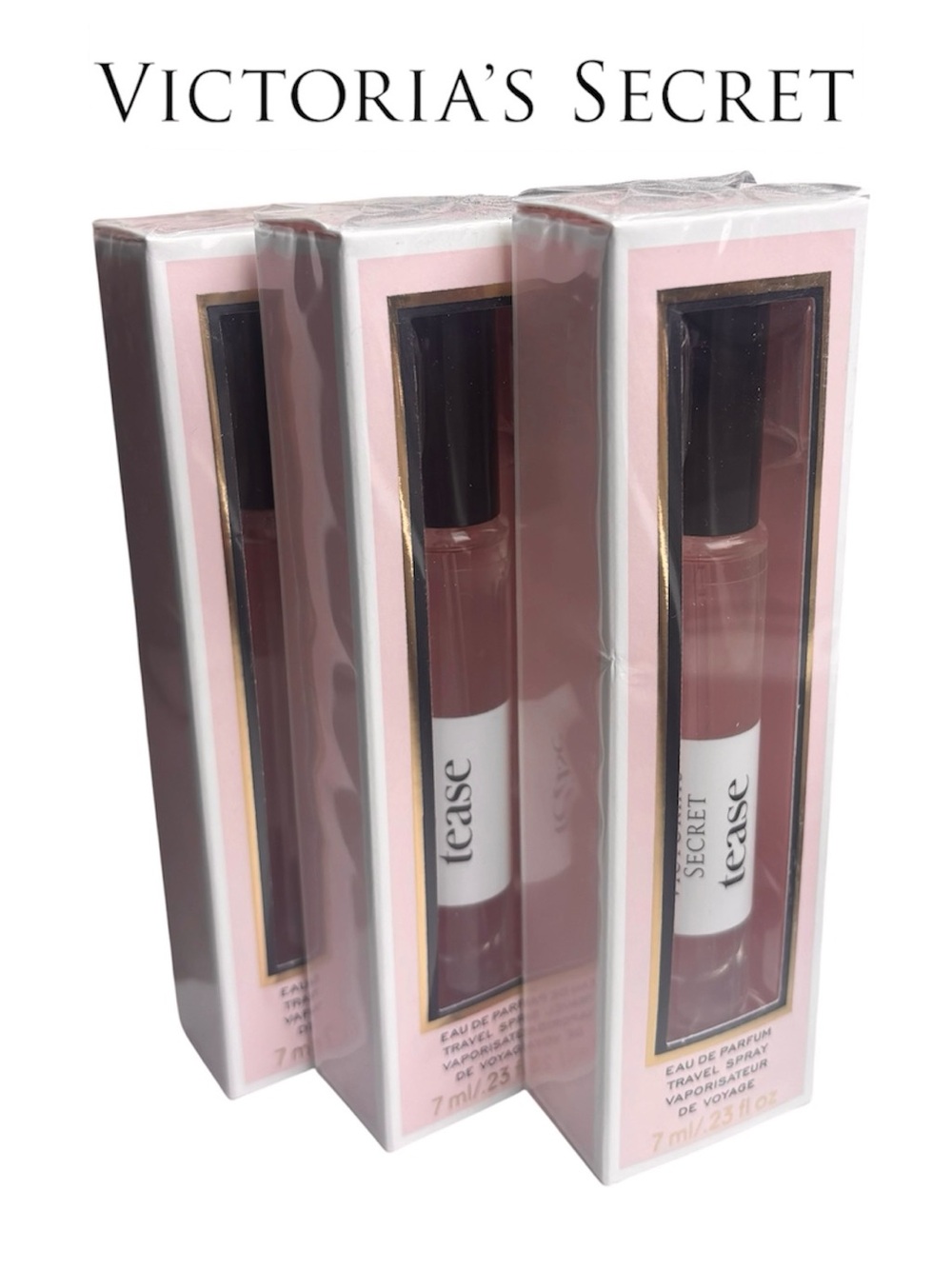 NWT 3 Victoria’s Secret Tease EDP travel size spray bottles